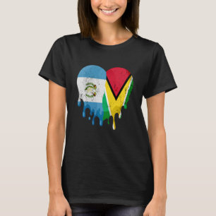 Guatemala Guayana Flaggenmitte Bürger Grown Patrio T-Shirt