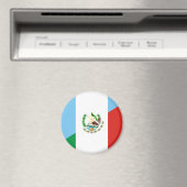 Guatemala-Halbfahne Magnet (In Situ (Geschirrspüler))