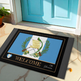 Guatemala Hausmatte, guatemaltekische Flagge / Wil Fußmatte