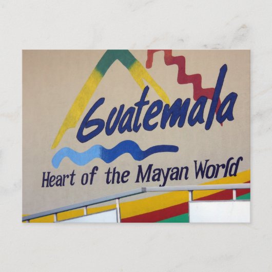 Guatemala, Herz der Maya-Welt Postkarte (Vorderseite)