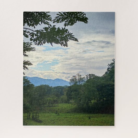 Guatemala Highlands: Green Fields and Mountains Puzzle (Vertikal)