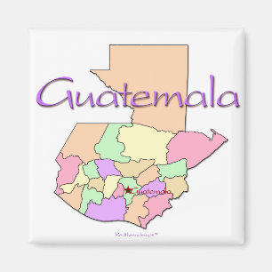 Guatemala-Karte Magnet