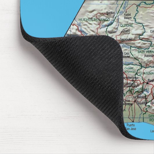 Guatemala-Karte Mousepad (Ecke)