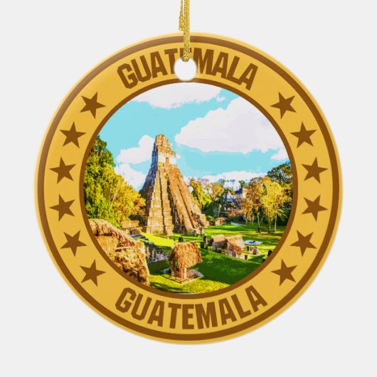 Guatemala Keramik Ornament (Hinten)