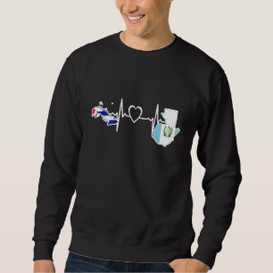 Guatemala Kuba Flagge guatemaltekisch kubanisch He Sweatshirt