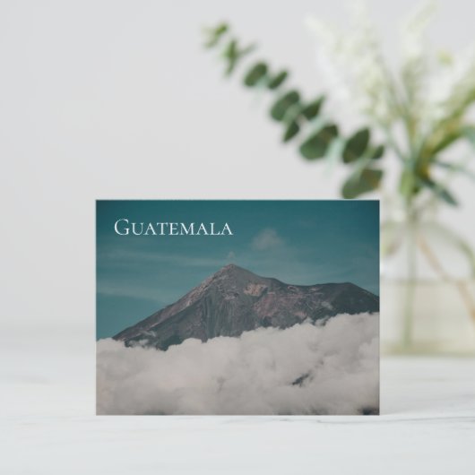 Guatemala Landschaft Vulkan und Berg Postkarte (Stehend Vorderseite)
