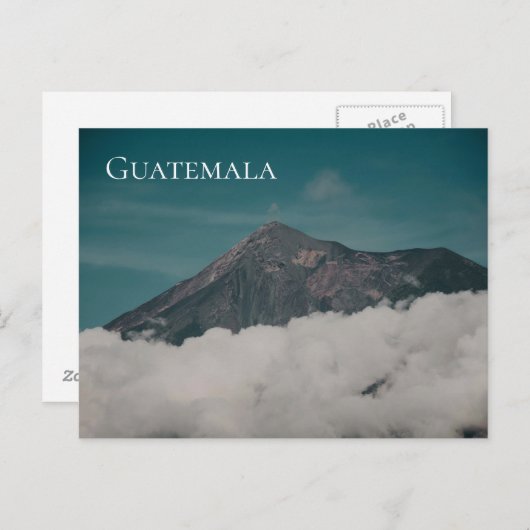 Guatemala Landschaft Vulkan und Berg Postkarte (Vorne/Hinten)