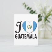 Guatemala-Liebe Postkarte (Stehend Vorderseite)
