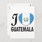 Guatemala-Liebe Postkarte (Vorne/Hinten)