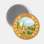 Guatemala Magnet (Vorderseite/Rückseite)