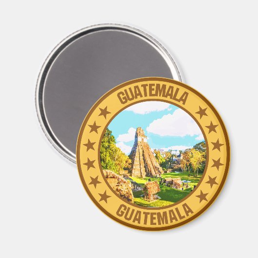 Guatemala Magnet (Vorderseite/Rückseite)