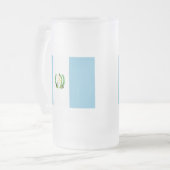 Guatemala Mattglas Bierglas (Vorderseite Links)