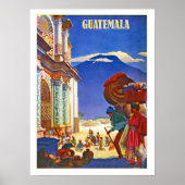 Guatemala, Menschen, Vintage Reiseplakat Poster (Vorne)