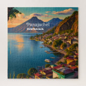 Guatemala Panajachel | Vintage Retro Puzzle (Vertikal)