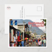 Guatemala - Panajachelmarkt - Postkarte (Vorne/Hinten)