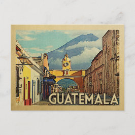 Guatemala Postcard Vintage Reise Postkarte