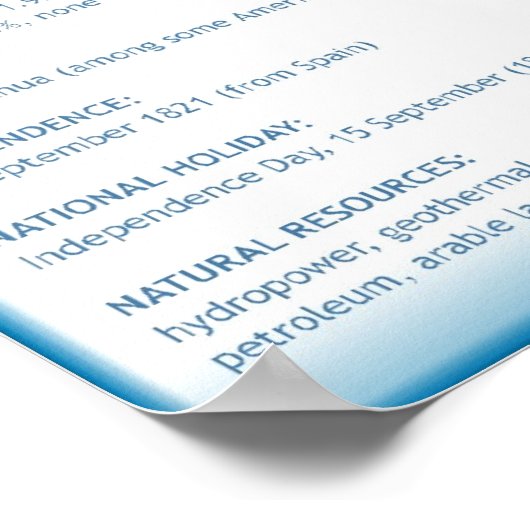 Guatemala Poster (Ecke)