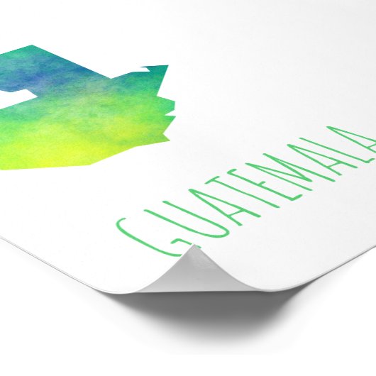 Guatemala Poster (Ecke)