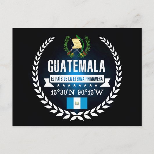 Guatemala Postkarte (Vorderseite)