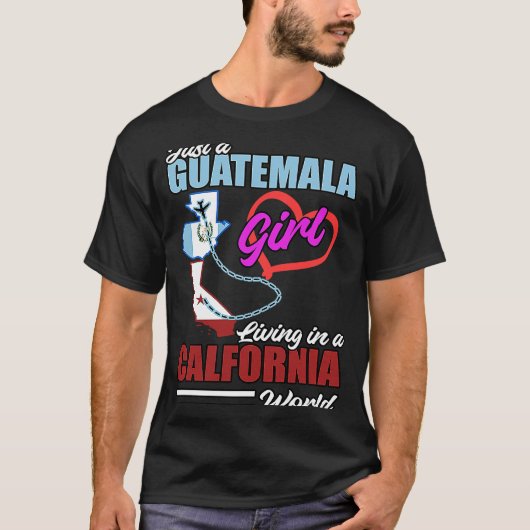 Guatemala Proud Hispanic Guate Flag Guatemalan Cha T-Shirt (Vorderseite)