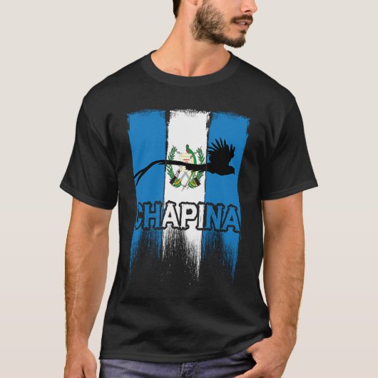 Guatemala Proud Hispanic Quetzal National Bird Gua T-Shirt (Vorderseite)