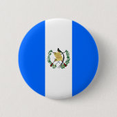 Guatemala-Qualitäts-Flagge Button (Vorderseite)