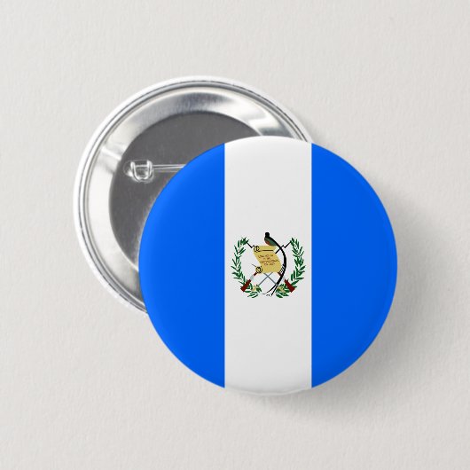 Guatemala-Qualitäts-Flagge Button (Vorne & Hinten)