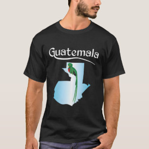 Guatemala Quetzal Cha Guate Antigua Tikal Peten Fl T-Shirt