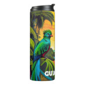 Guatemala | Quetzal Travel Vintag Retro Thermosbecher (Nach links gedreht)
