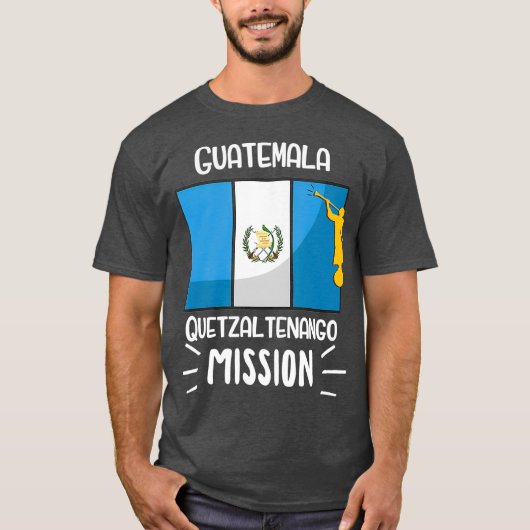 Guatemala Quetzaltenango Mormon LDS Mission Gift T-Shirt (Vorderseite)