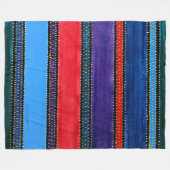 Guatemala Rainbow Fleece Blanken (Vorderseite (Horizontal))