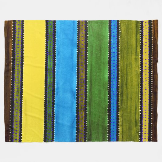 Guatemala Rainbow Fleece Blanken (Vorderseite (Horizontal))