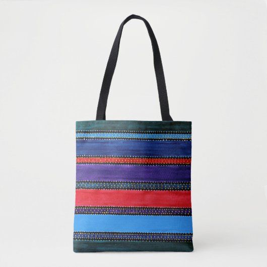 Guatemala Rainbow Tote Bag Tasche (Vorderseite)