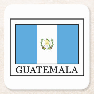 Guatemala Rechteckiger Pappuntersetzer