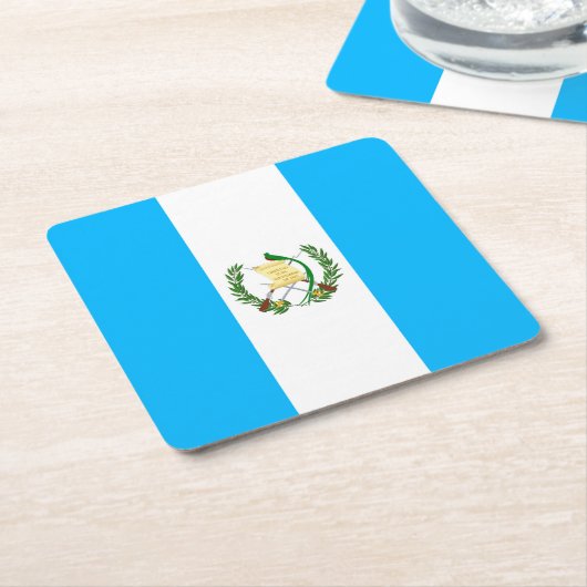 Guatemala Rechteckiger Pappuntersetzer (angewinkelt)