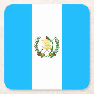 Guatemala Rechteckiger Pappuntersetzer