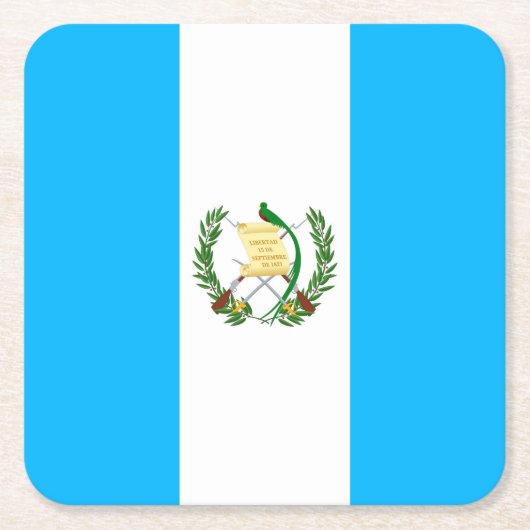 Guatemala Rechteckiger Pappuntersetzer (Vorderseite)