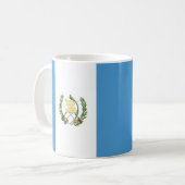 Guatemala República Flag Keramik Tasse (Vorderseite Links)