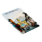 Guatemala Retro Vintage Reise Kunst Magnet (Rechte Seite)