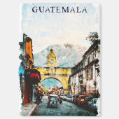 Guatemala Retro Vintage Travel Magnet (Vorderseite)