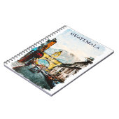 Guatemala Retro Vintage Travel Notizblock (Linke Seite)