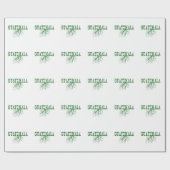 Guatemala Roots Word Art Wrapping Paper Geschenkpapier (Flach)