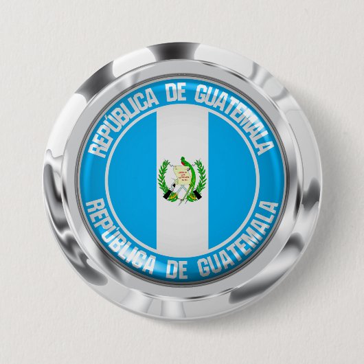 Guatemala-RundEmblem Button (Vorderseite)