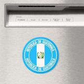 Guatemala-RundEmblem Magnet (In Situ (Geschirrspüler))