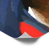 Guatemala Scarlet Macaw Poster (Ecke)