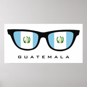 Guatemala schattiert kundenspezifischen Text u. Poster
