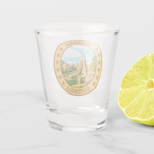 Guatemala Schnapsglas (Rückseite)