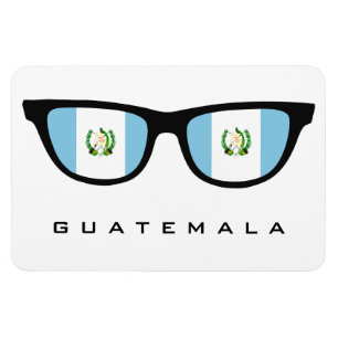 Guatemala Shades benutzerdefinierte Text- und Farb Magnet
