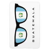Guatemala Shades benutzerdefinierte Text- und Farb Magnet (Vertikal)