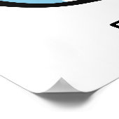 Guatemala Shades benutzerdefinierte Text- und Farb Poster (Ecke)